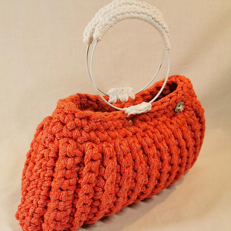 sac-a-main-Muguet-Orange-crochet