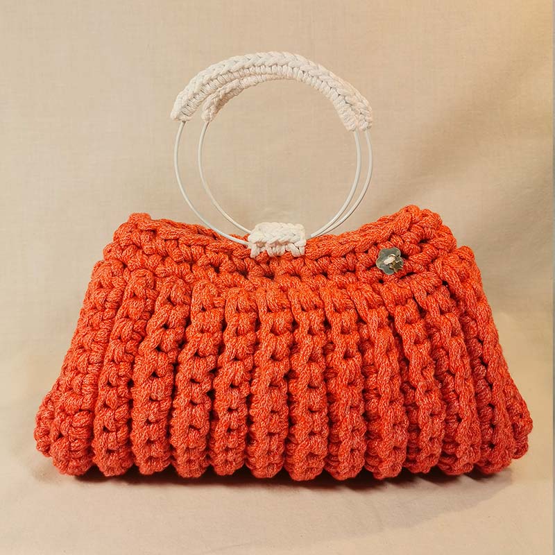 sac-a-main-Muguet-Orange-crochet2